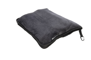 Logotrade promotional giveaways photo of: Blanket and pillow 2 in 1 AMIATA Schwarzwolf
