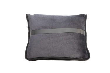 Logotrade corporate gifts photo of: Blanket and pillow 2 in 1 AMIATA Schwarzwolf