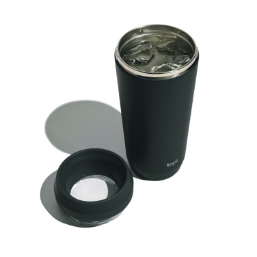 Logo trade corporate gifts picture of: Topl Recycled Steel To Go Tumbler Patented 360 Lid 354ml