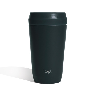 Logotrade promotional giveaways photo of: Topl Recycled Steel To Go Tumbler Patented 360 Lid 354ml