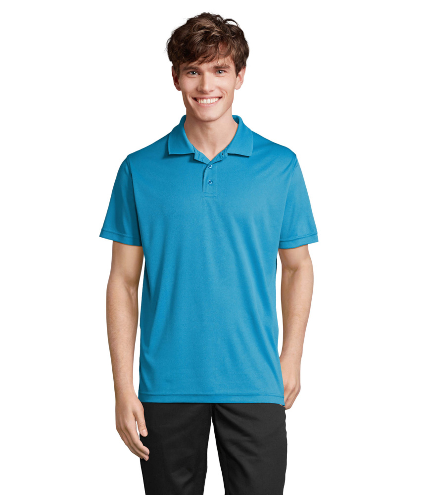 Logo trade promotional merchandise image of: PITCHER UNISEX POLO