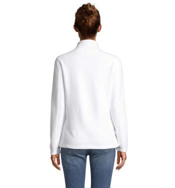 Logo trade promotional giveaways picture of: NORTH WOMEN ZIPPED FLEECE