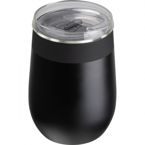 Logo trade business gifts image of: MoLu recycled stainless steel drinking cup
