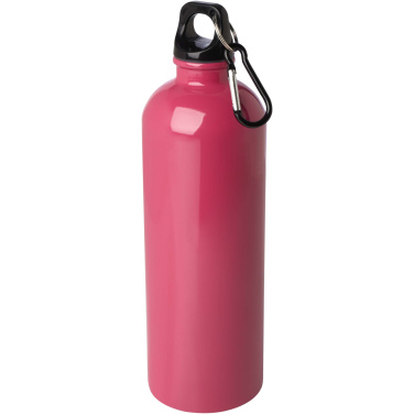 Logotrade promotional item picture of: Oregon 750 ml RCS certified single wall stainless steel water bottle with carabiner