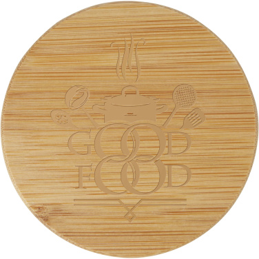 Logo trade advertising products image of: Zen tea pot with strainer and bamboo lid