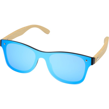 Logo trade promotional merchandise photo of: Tan sunglasses with bamboo temples