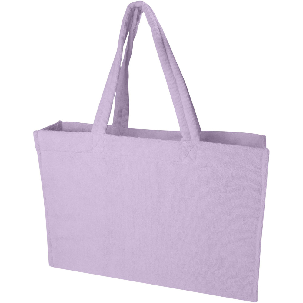 Logo trade promotional items picture of: Siam GRS recycled terry beach tote bag 13L