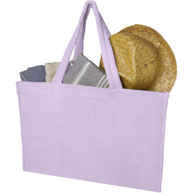 Logo trade promotional merchandise photo of: Siam GRS recycled terry beach tote bag 13L