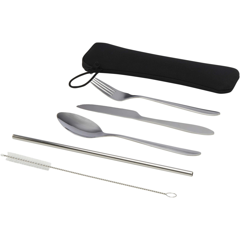 Logo trade promotional item photo of: Sheen 5-piece stainless steel cutlery set
