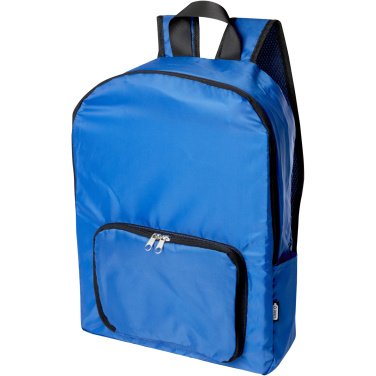 Logotrade advertising product picture of: EcoFold RPET foldable backpack 15L