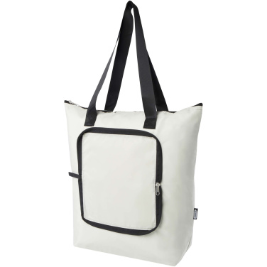 Logotrade promotional gifts photo of: EcoFold RPET foldable tote cooler bag 15L