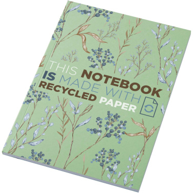 Logotrade advertising product picture of: Novella Austen A5 recycled soft cover notebook - 50 sheets