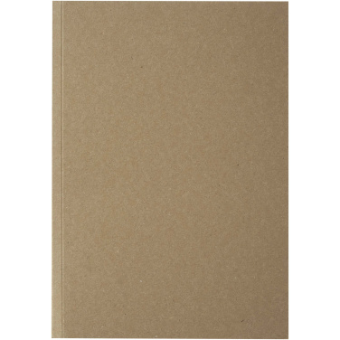 Logotrade corporate gift picture of: Novella Austen A5 recycled soft cover kraft notebook - 100 sheets