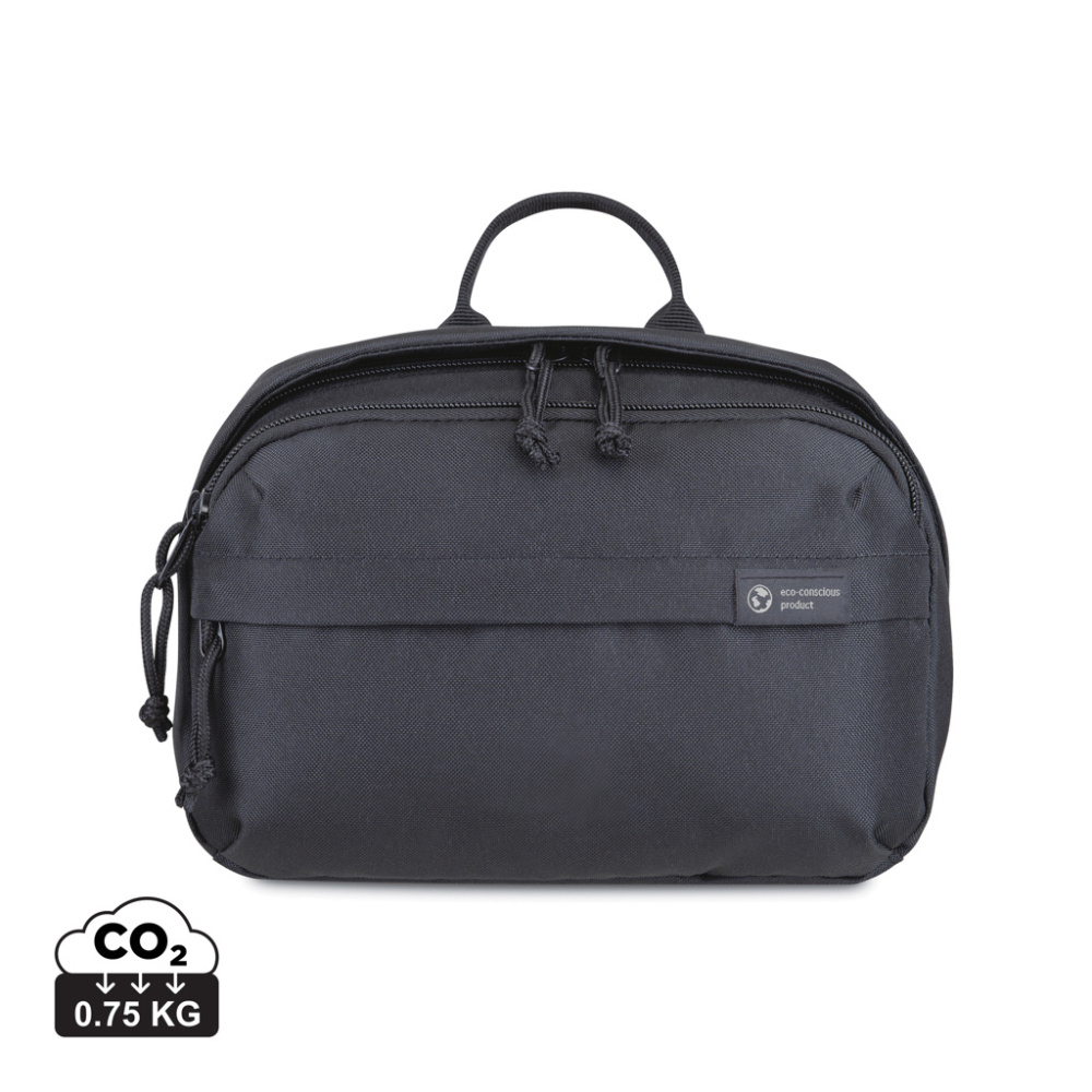 Logo trade promotional giveaways image of: Renew AWARE™ rPET Toiletry Bag