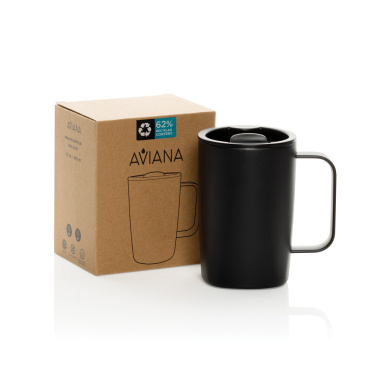 Logo trade promotional gifts image of: Aviana™ Rowan RCS Recycled Mug 450 ML