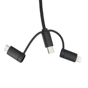 Logotrade corporate gift image of: Cable 4in1 with illuminated logo - LH-ZM02