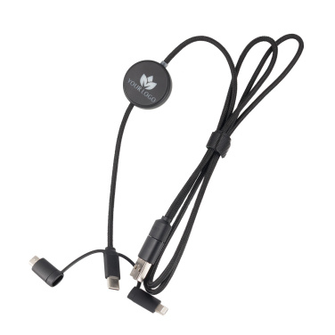Logo trade advertising product photo of: Cable 4in1 with illuminated logo - LH-ZM02