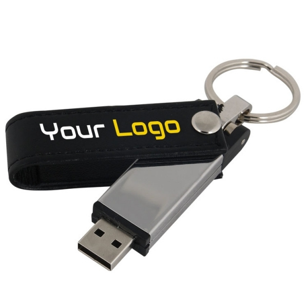 Logo trade promotional items image of: Metal USB stick