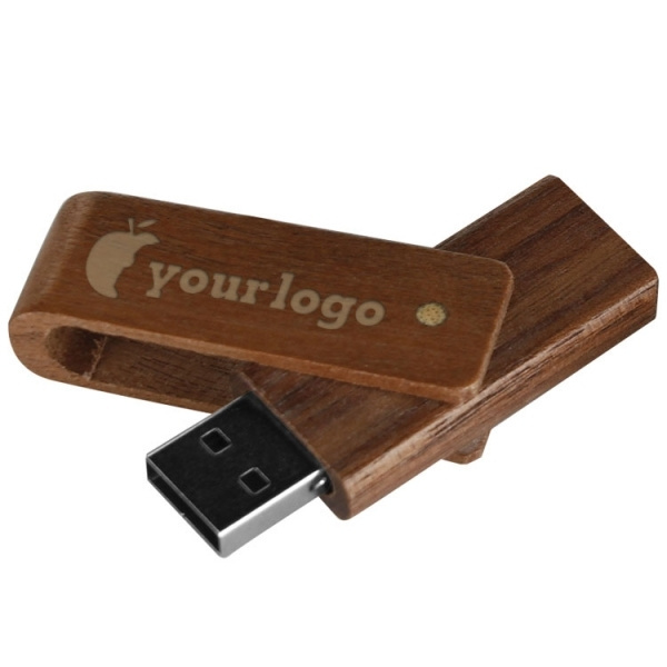 Logotrade promotional product picture of: Wooden USB stick