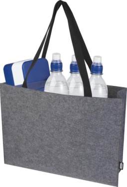 Logo trade business gift photo of: Felta GRS recycled felt gusset tote bag 20L