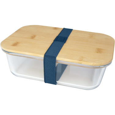 Logotrade promotional merchandise image of: Roby glass lunch box with bamboo lid