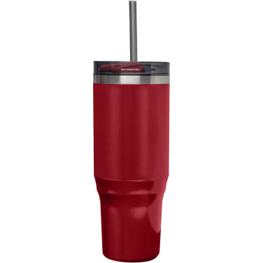 Logo trade business gift photo of: Melbourne 1200 ml RCS certified insulated tumbler with straw