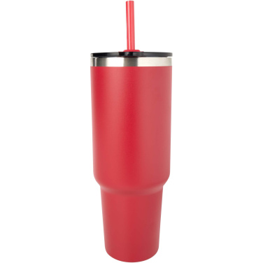 Logo trade promotional giveaways image of: Sydney 1200 ml copper vacuum insulated tumbler with straw