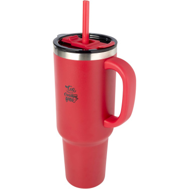 Logo trade promotional gift photo of: Sydney 1200 ml copper vacuum insulated tumbler with straw