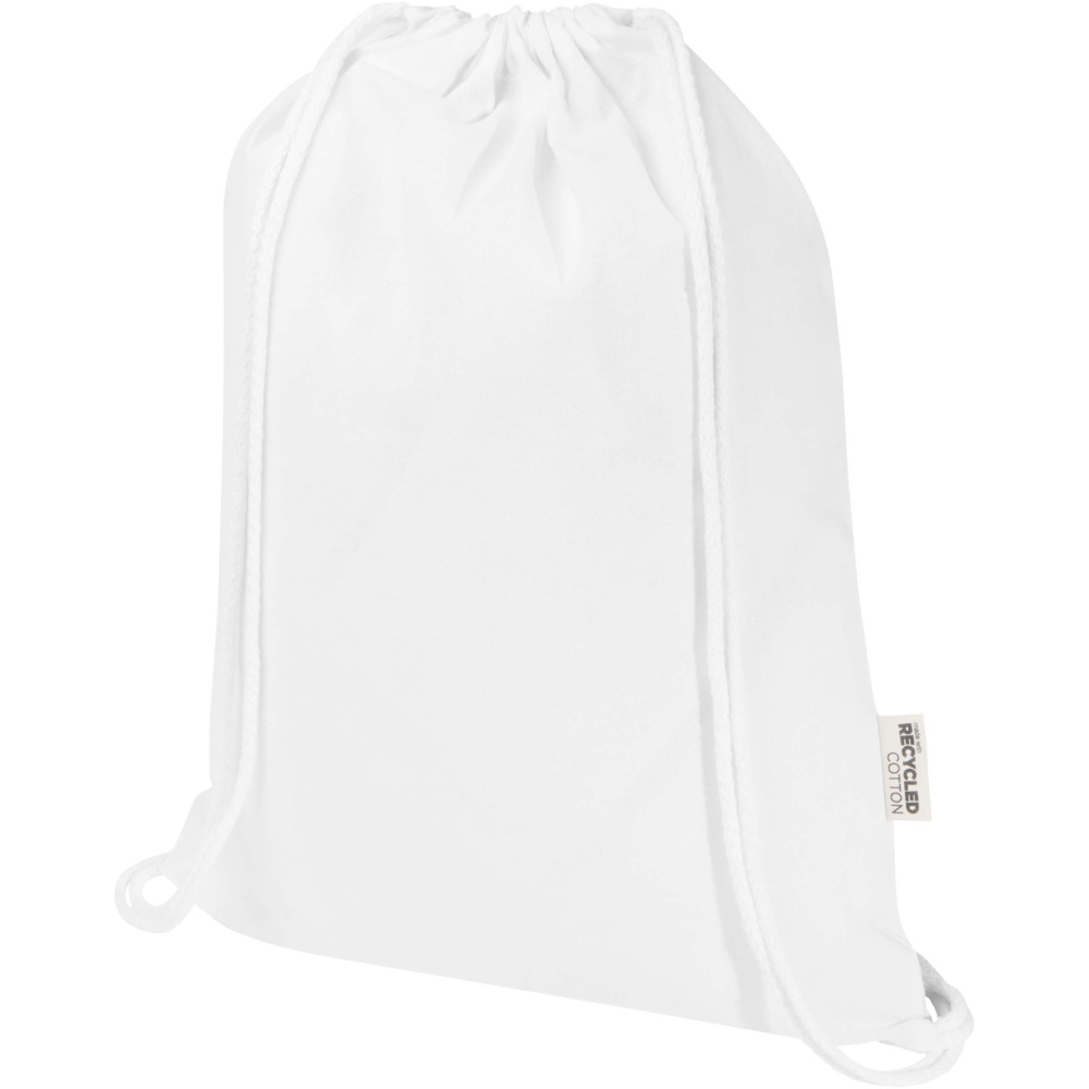 Logotrade promotional gifts photo of: Oregon Blend 140 g/m² GRS recycled drawstring bag 5L