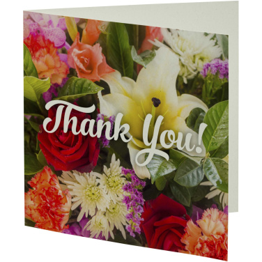Logo trade promotional gifts picture of: Herald square greeting card