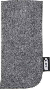 Logo trade promotional merchandise picture of: Felta GRS recycled pouch for glasses