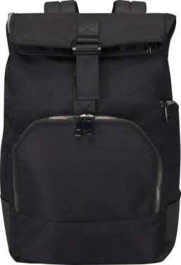 Logo trade promotional products picture of: Rhine 15” GRS recycled rolltop backpack 18L