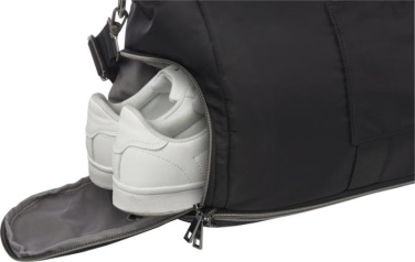 Logo trade corporate gifts picture of: Rhine GRS recycled expandable duffel bag 35L