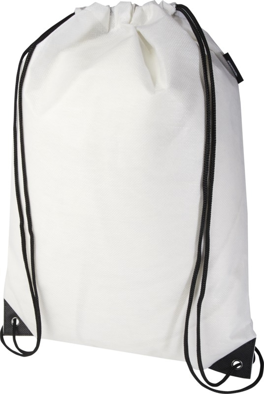 Logotrade promotional giveaway picture of: Evergreen GRS recycled non-woven drawstring bag 5L
