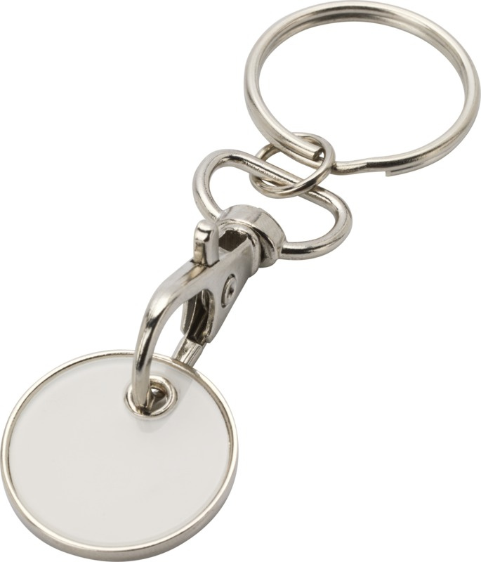 Logotrade promotional items photo of: Rory keyring with trolley coin