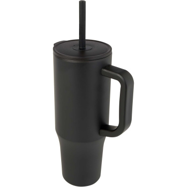 Logotrade advertising products photo of: Brady 900 ml RCS certified insulated tumbler with silicone straw