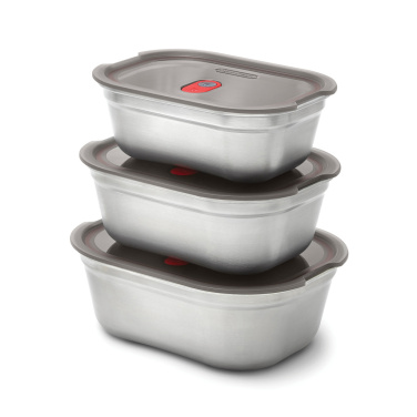 Logo trade corporate gifts picture of: Black+Blum Mealprep Box 3pcs Set Small, Medium, Large