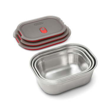 Logotrade promotional giveaway picture of: Black+Blum Mealprep Box 3pcs Set Small, Medium, Large