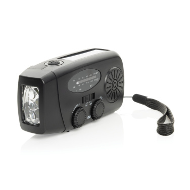 Logo trade promotional giveaway photo of: RescueWave RCS recycled plastic emergency radio