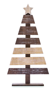 Logo trade business gifts image of: Wooden Christmas tree