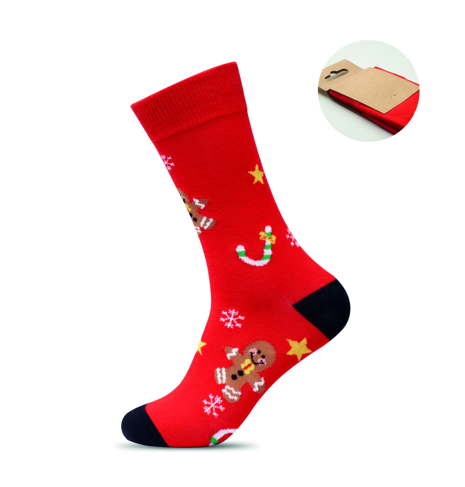 Logotrade corporate gift picture of: Pair of Christmas socks M