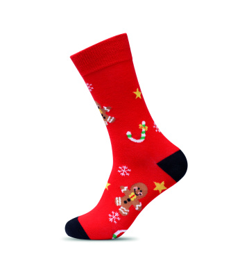 Logotrade advertising product picture of: Pair of Christmas socks M