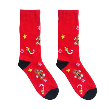 Logo trade promotional product photo of: Pair of Christmas socks M