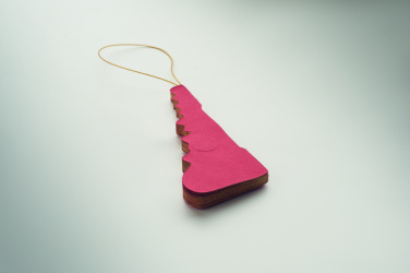 Logotrade promotional item image of: Christmas paper tree hanger
