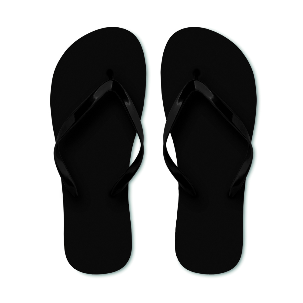 Logo trade promotional giveaways picture of: EVA beach slippers M
