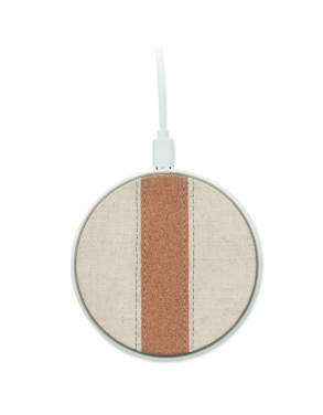 Logotrade corporate gift image of: Cork wireless charger 15W