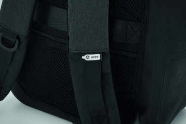 Logo trade promotional giveaways picture of: 300D RPET computer backpack