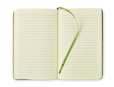 Logo trade promotional gifts picture of: A5 notebook with hard cover