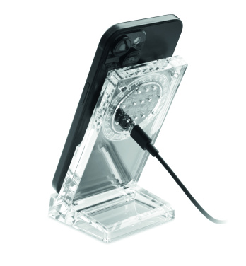 Logotrade promotional products photo of: Acrylic wireless charger 15W