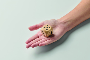 Logotrade business gift image of: Schima wooden dice 3cm dia